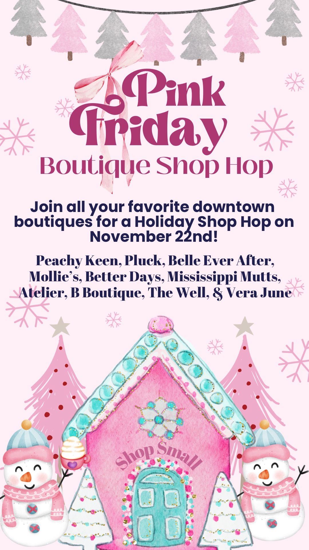 Pink Friday Shop Hop