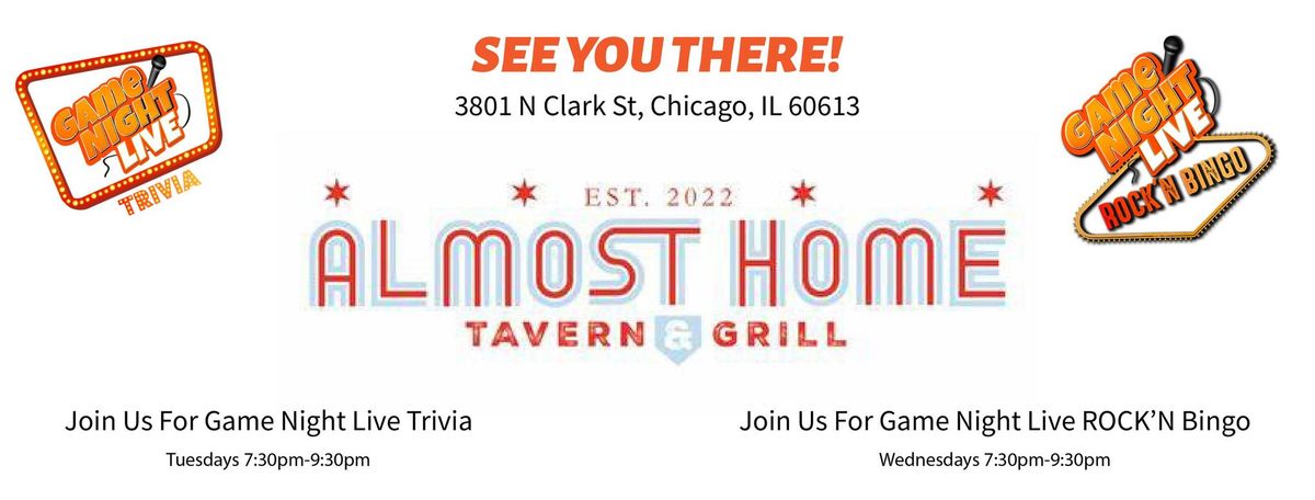 Game Night Live Trivia Almost Home Tavern & Grill