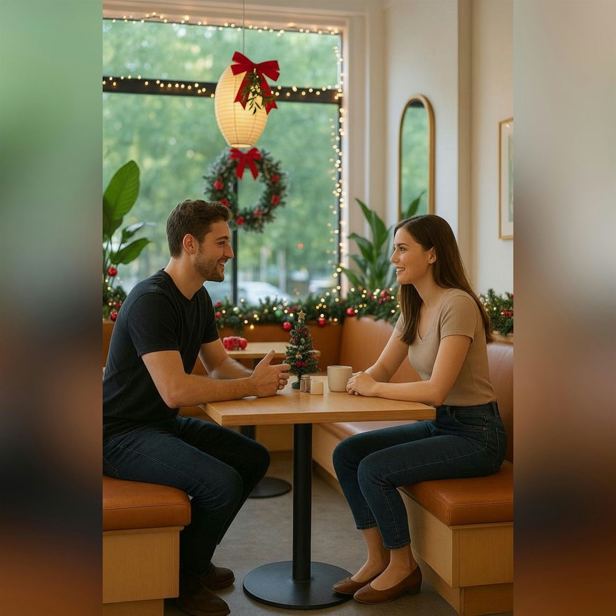 Holiday meet cute speed dating.