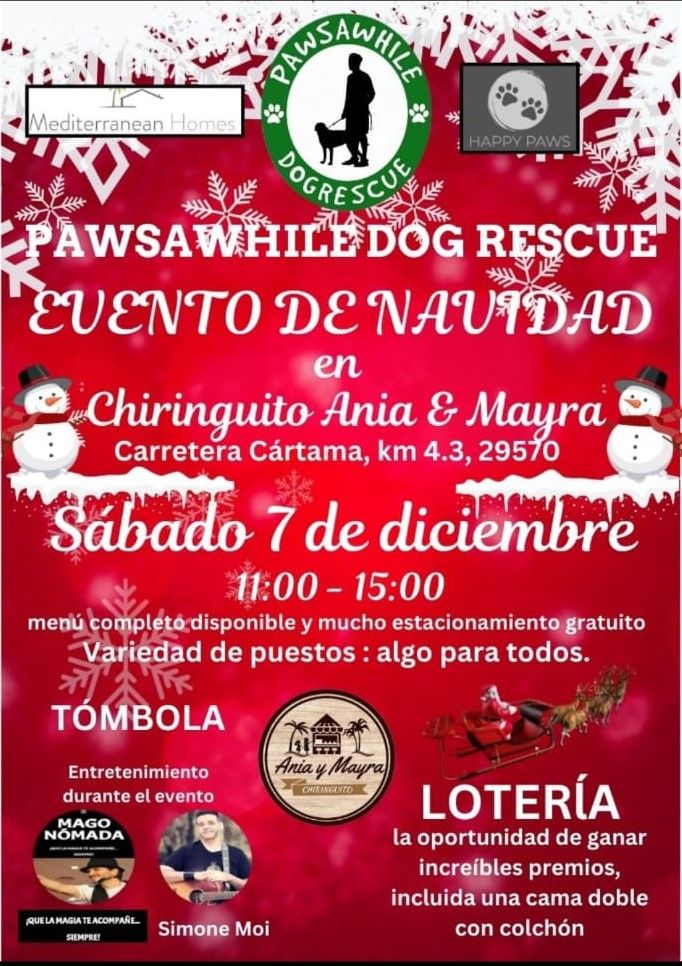 Pawsawhile Dog Rescue Fundraiser Christmas Event