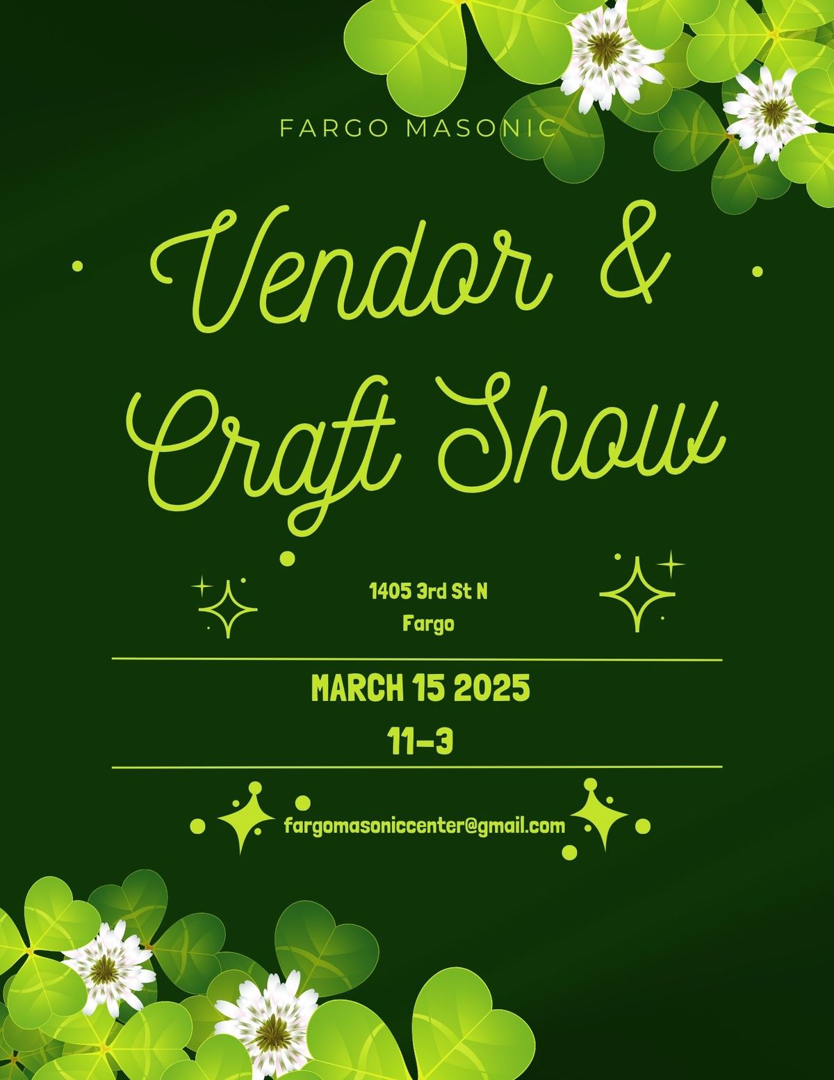 Fargo Masonic Vendor & Craft Show