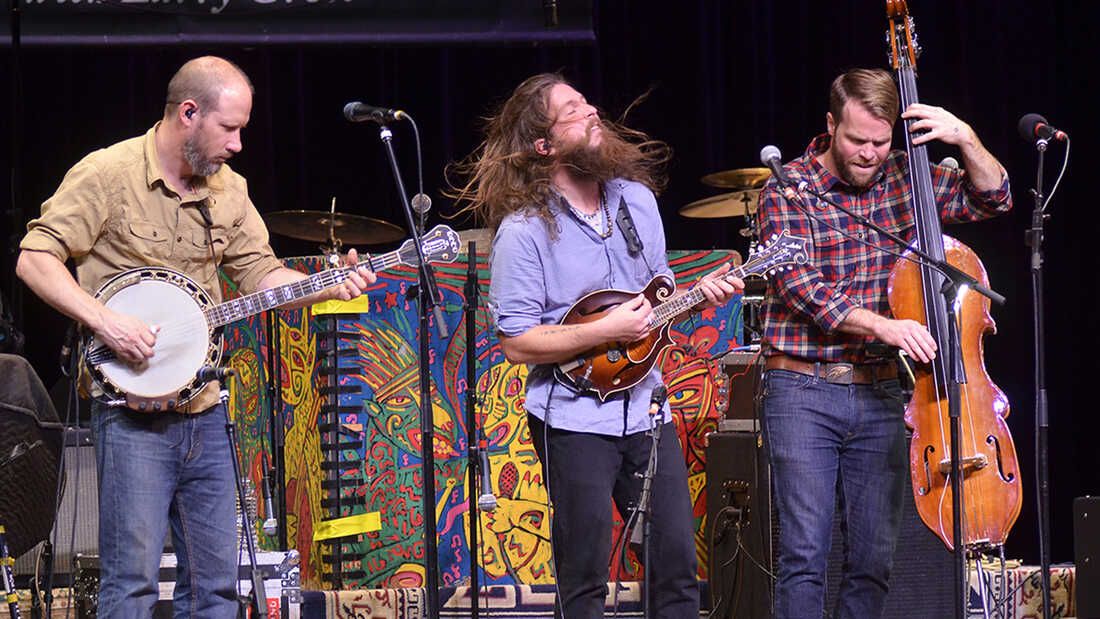 Greensky Bluegrass at Outdoor Stage At Salvage Station