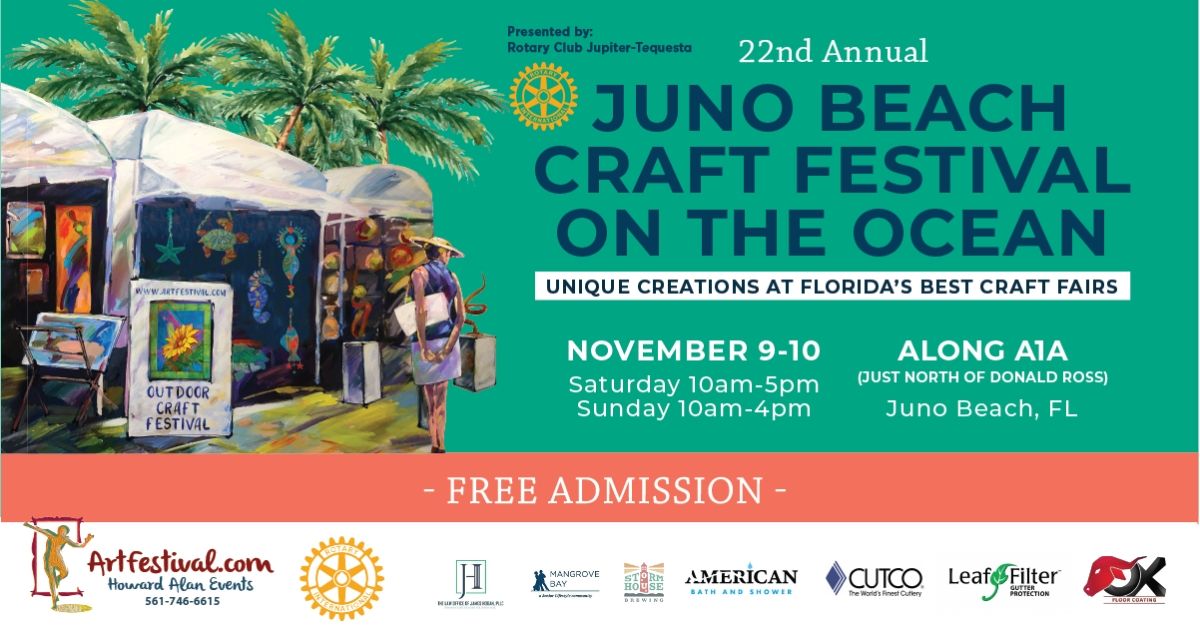 22nd Annual Juno Beach Craft Festival on the Ocean