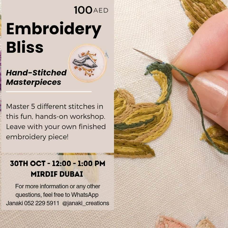 Embroidery Bliss Hand-Stitched Masterpieces