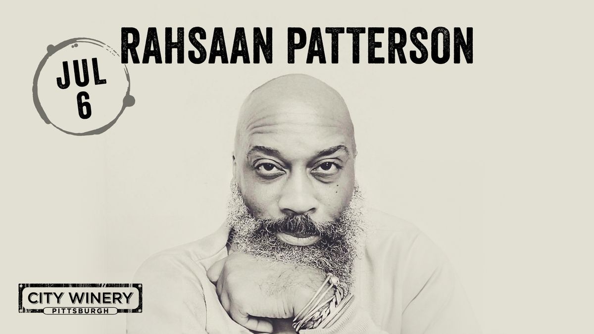 Rahsaan Patterson (6:30 PM & 9:30 PM)