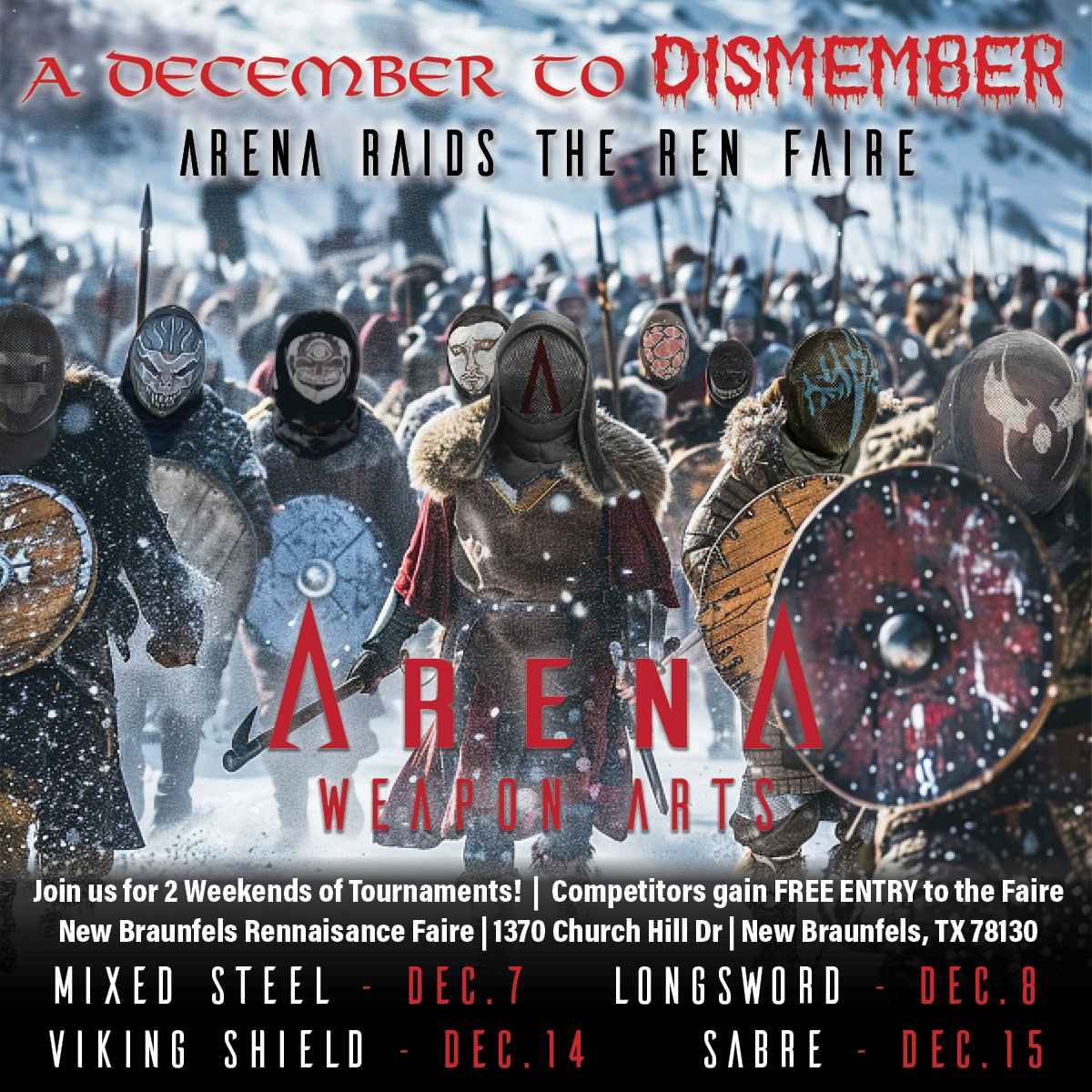 A December to Dismember: Weekend one at New Braunfels Renfaire