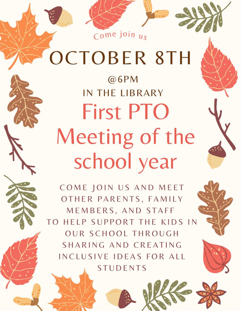 October PTO meeting