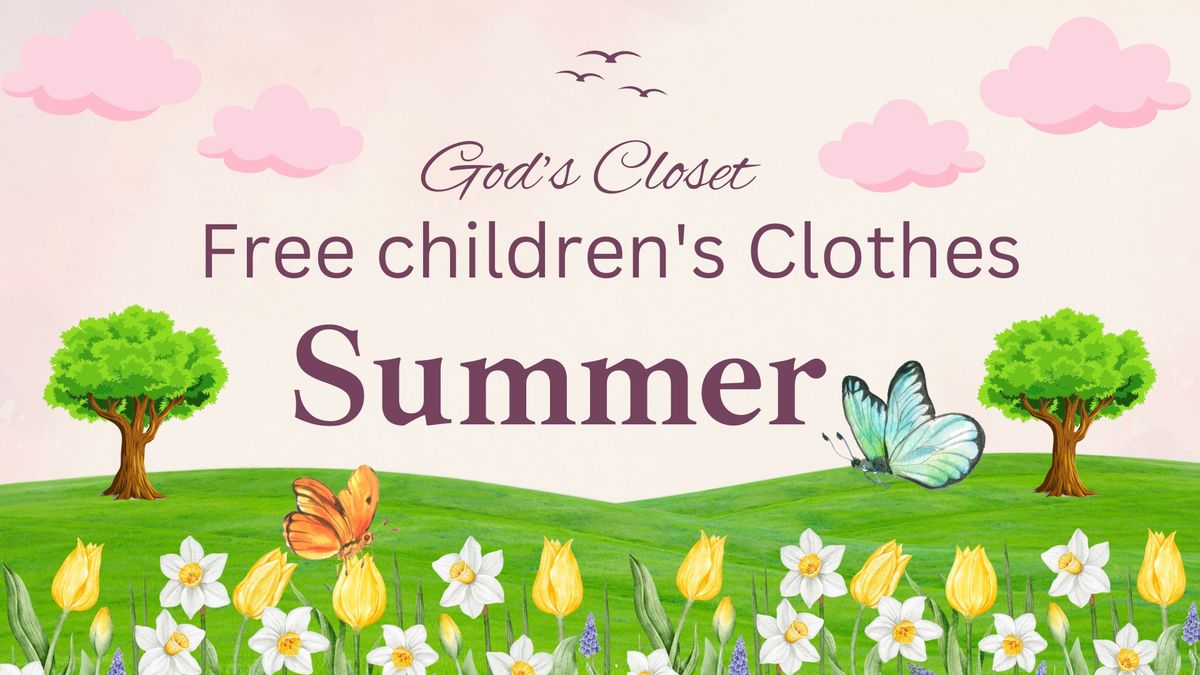 Free Children's Clothes - Summer Shopping Event