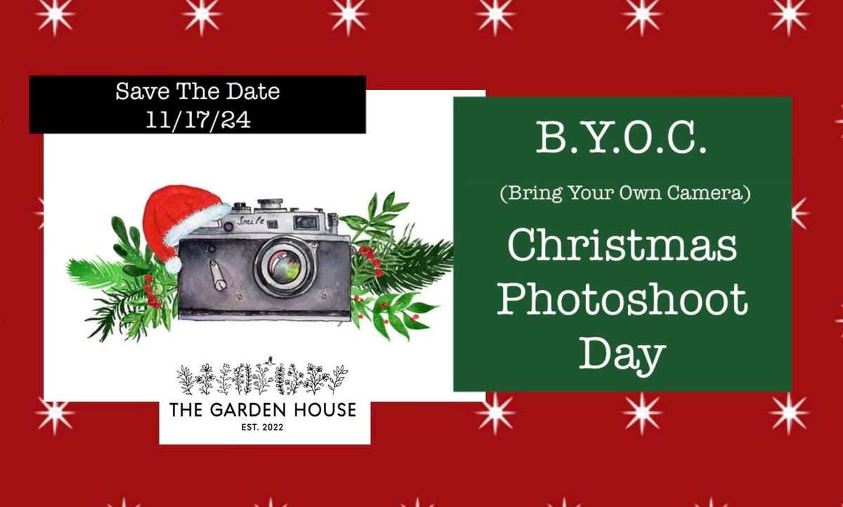 "Bring Your Own Camera" Christmas Photoshoot Week!