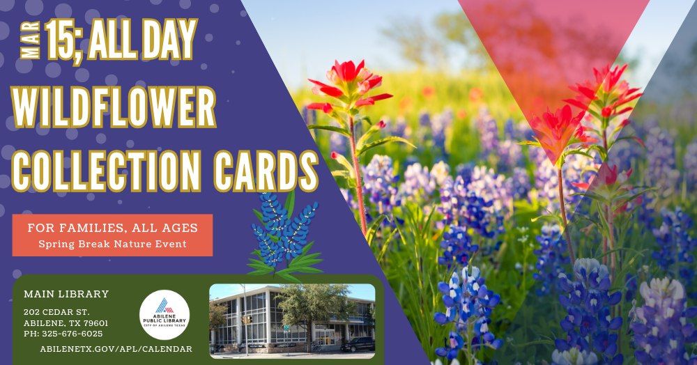 Make & Take: Wildflower Collection Cards (Main Library)