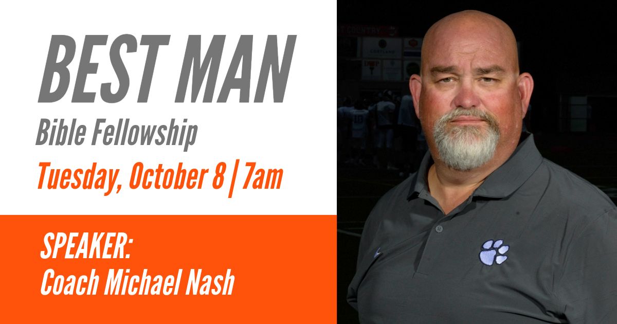 Men's Ministry Breakfast with Coach Michael Nash