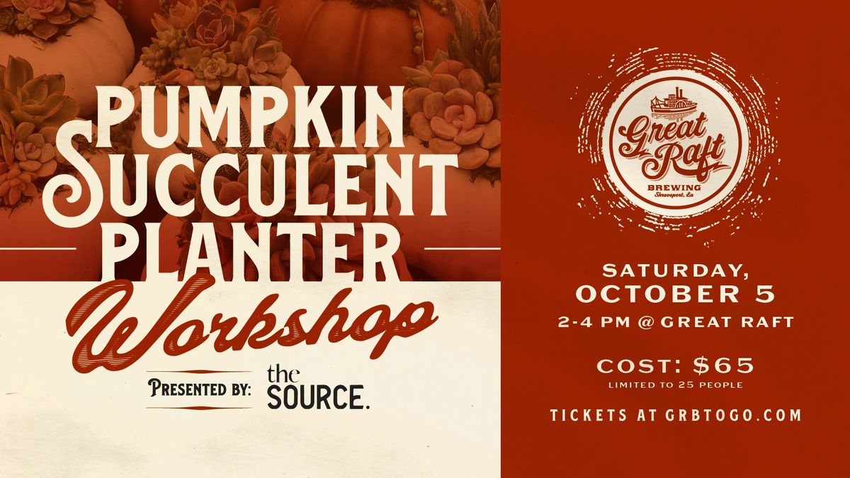 Pumpkin Planter Workshop