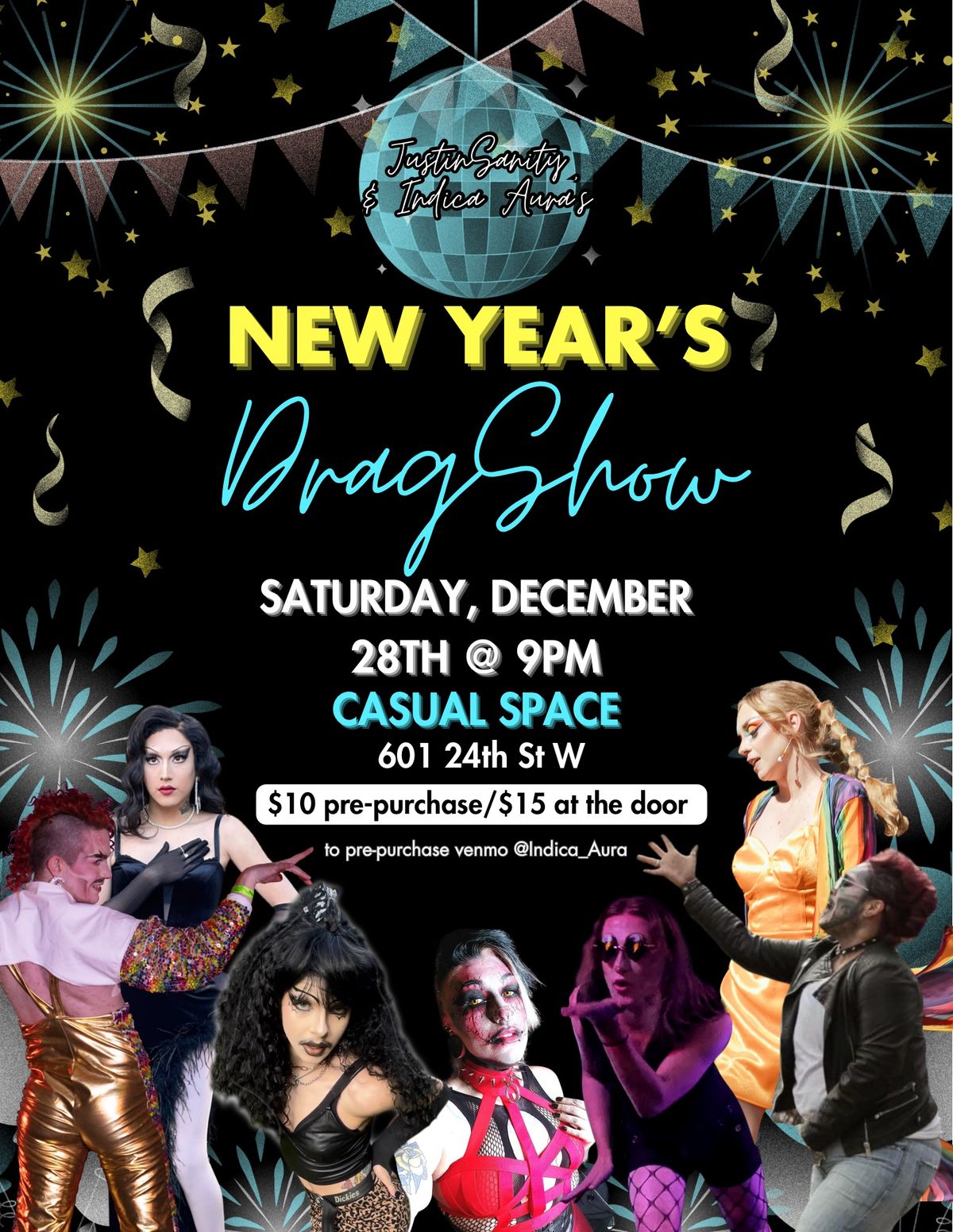 New Year's Drag Show @ Casual Space