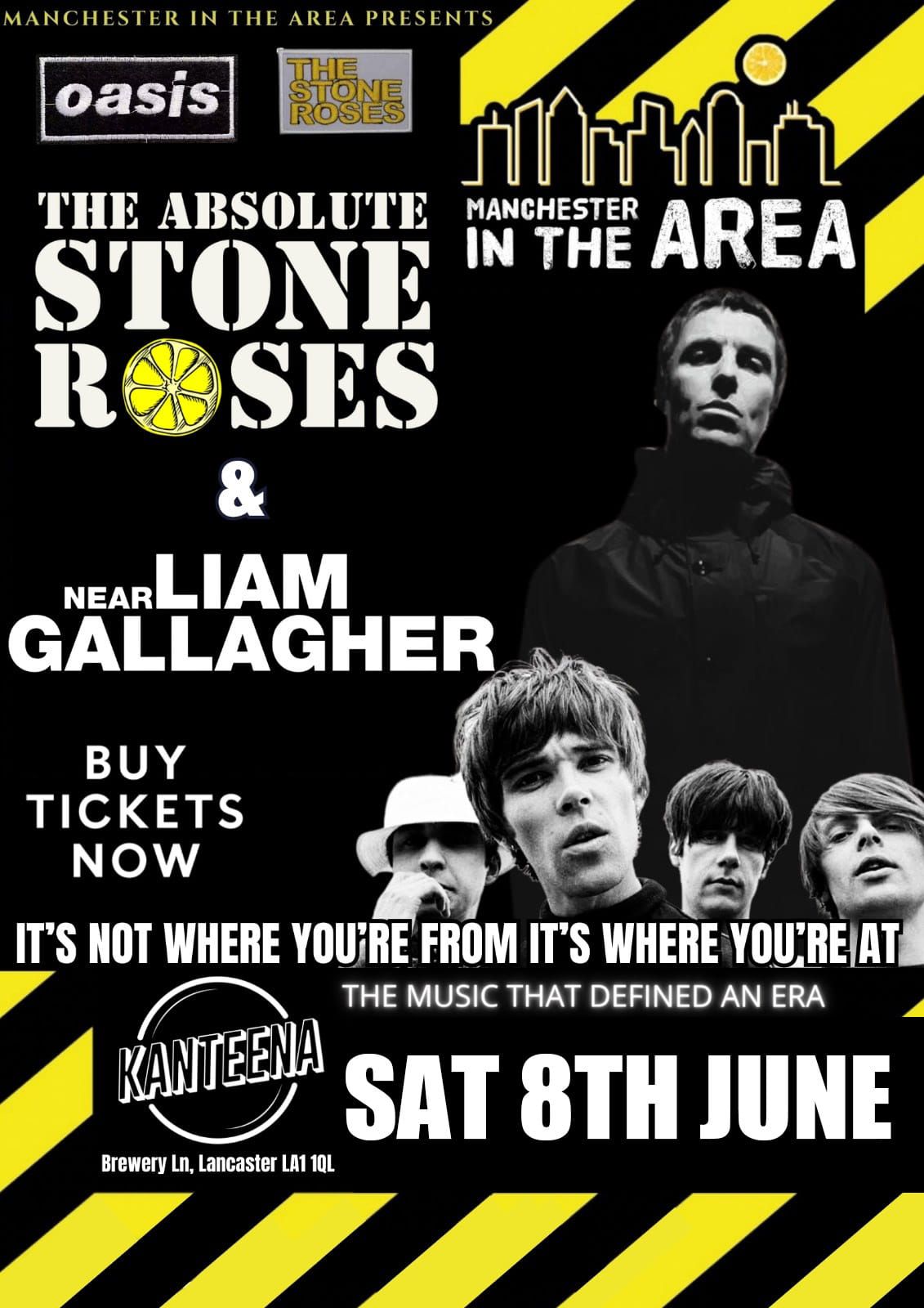 The Absolute Stone Roses & Near Liam Gallager