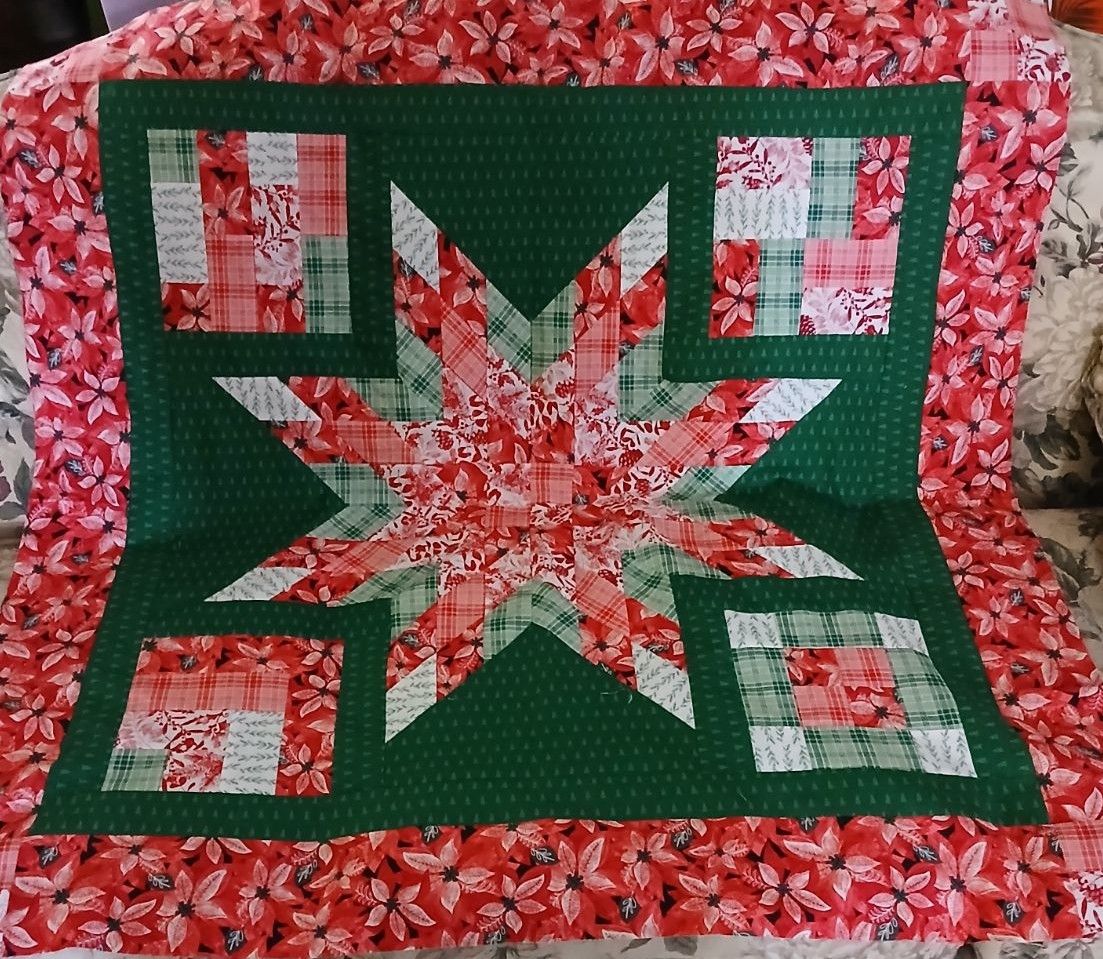 Accuquilt Christmas Star Wall Hanging - Idaho Falls