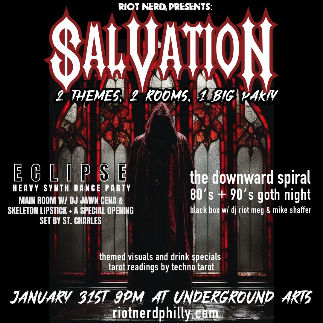 Salvation: 2 themes, 2 rooms, 1 big party 