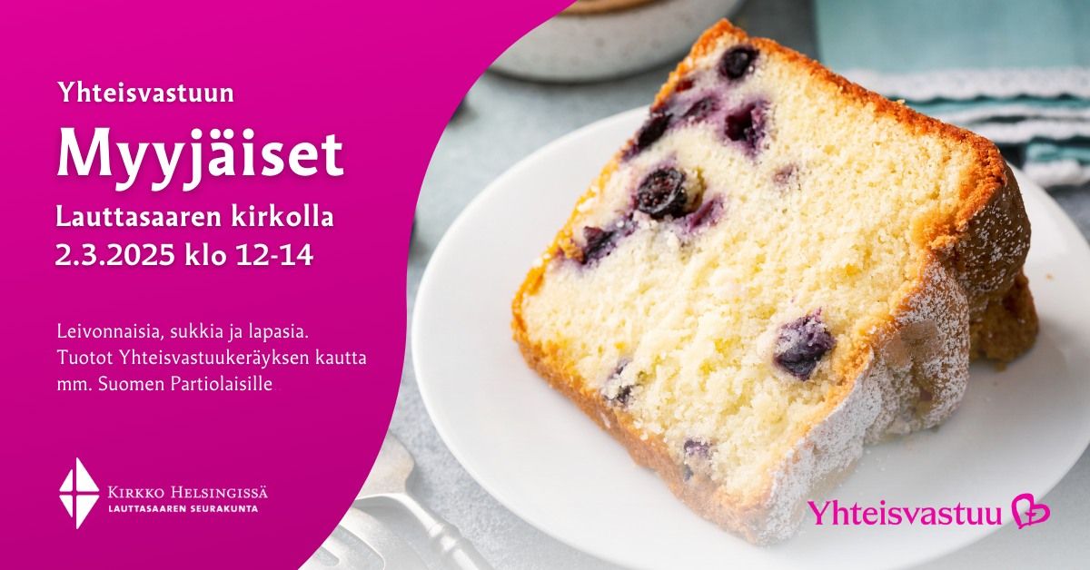 Yhteisvastuun myyj\u00e4iset Lauttasaaren kirkolla