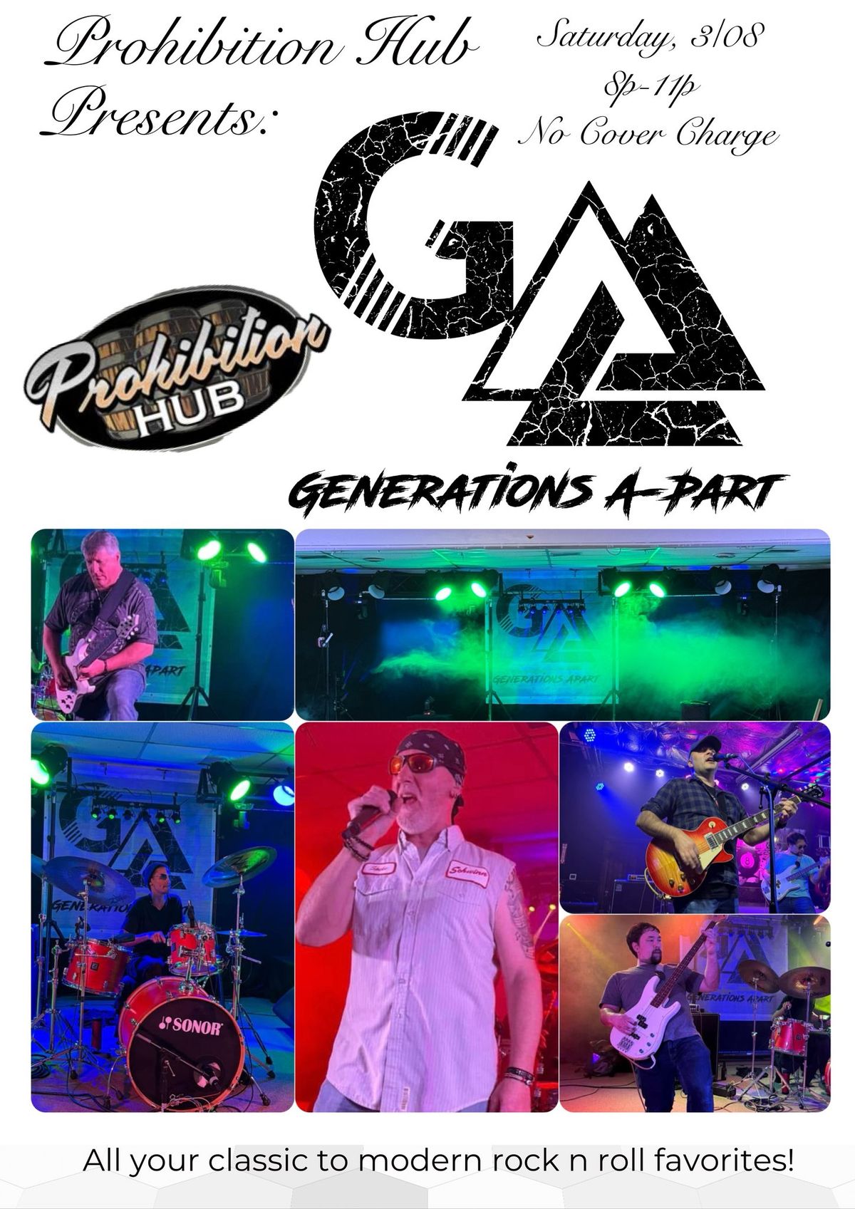 Generations Apart @ Prohibition Hub