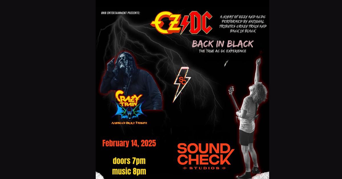 BACK IN BLACK, An AC\/DC Tribute with Crazy Train, America's Ozzy Tribute