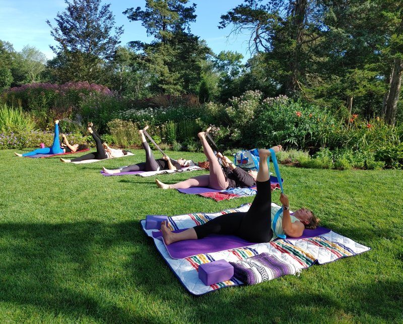 Yoga in the Gardens at Long Hill