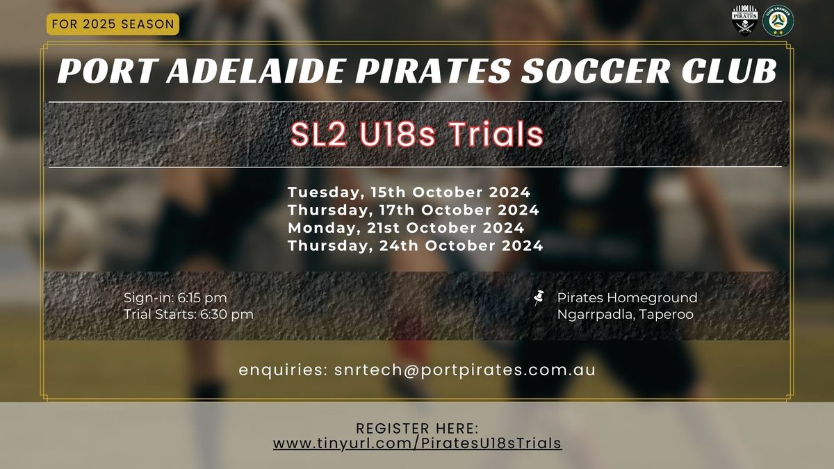 SL2 U18s Trials