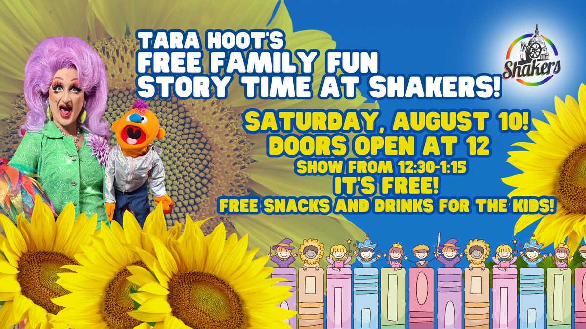 Tara Hoot's Free Family Fun Story Time at Shakers DC!