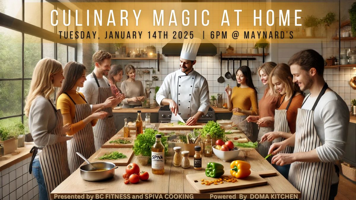 Culinary Magic at Home - A Unique and Interactive Cooking Experience