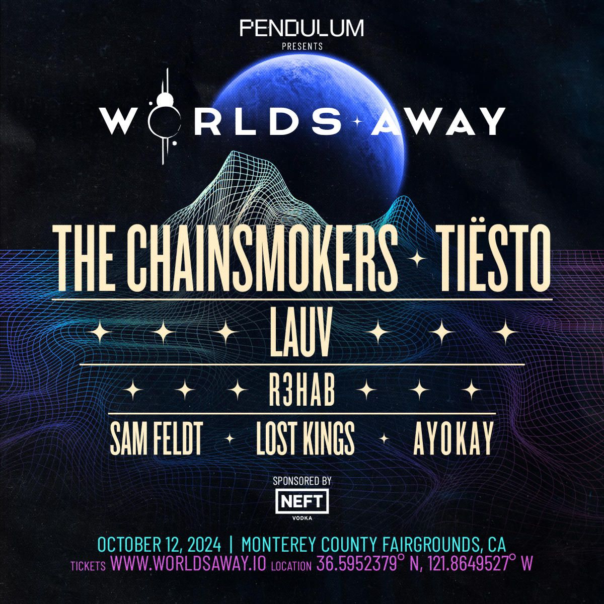 Worlds Away - The Chainsmokers, Tiesto