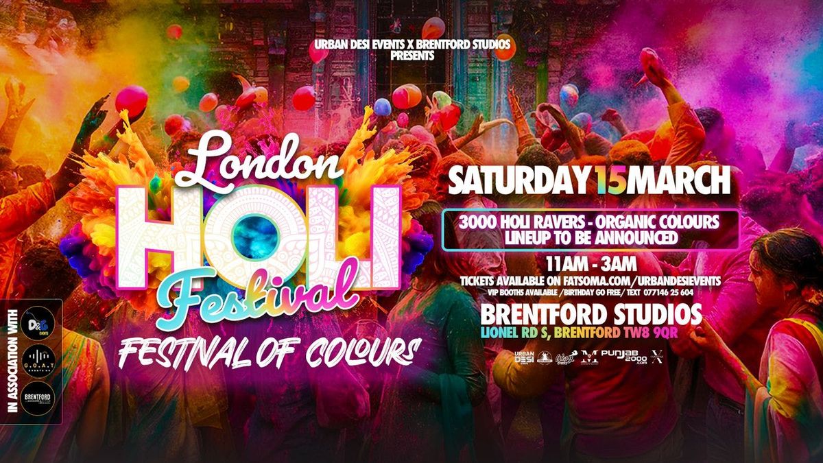 THE LONDON HOLI FESTIVAL OF COLOURS | BIGGEST HOLI IN LONDON