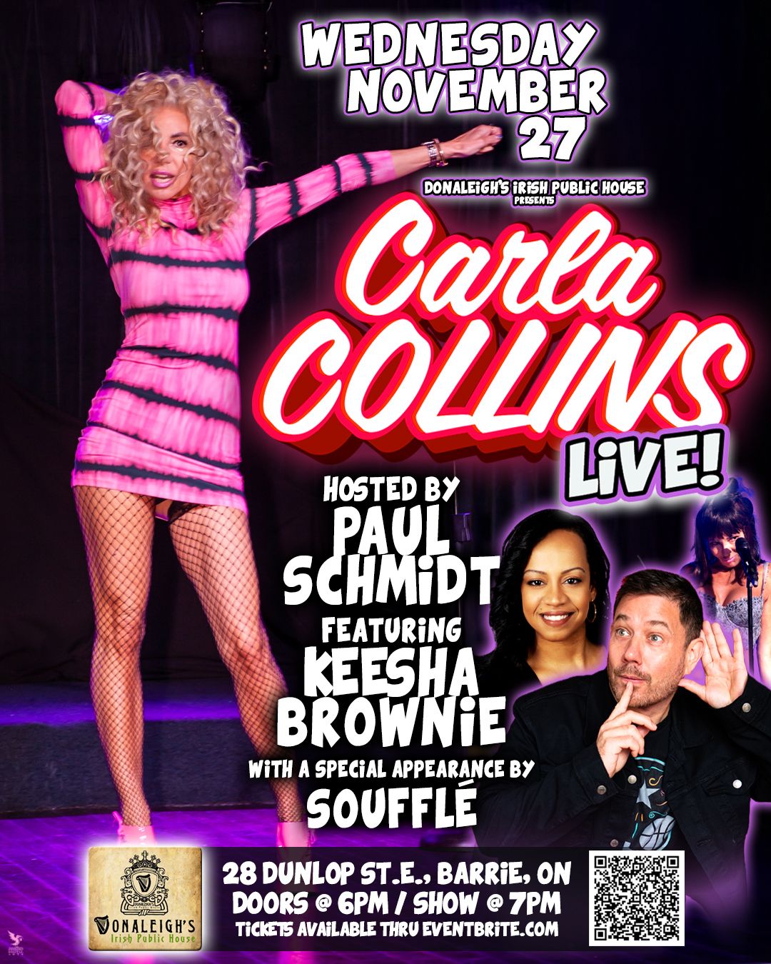 CARLA COLLINS LIVE (Barrie, ON)