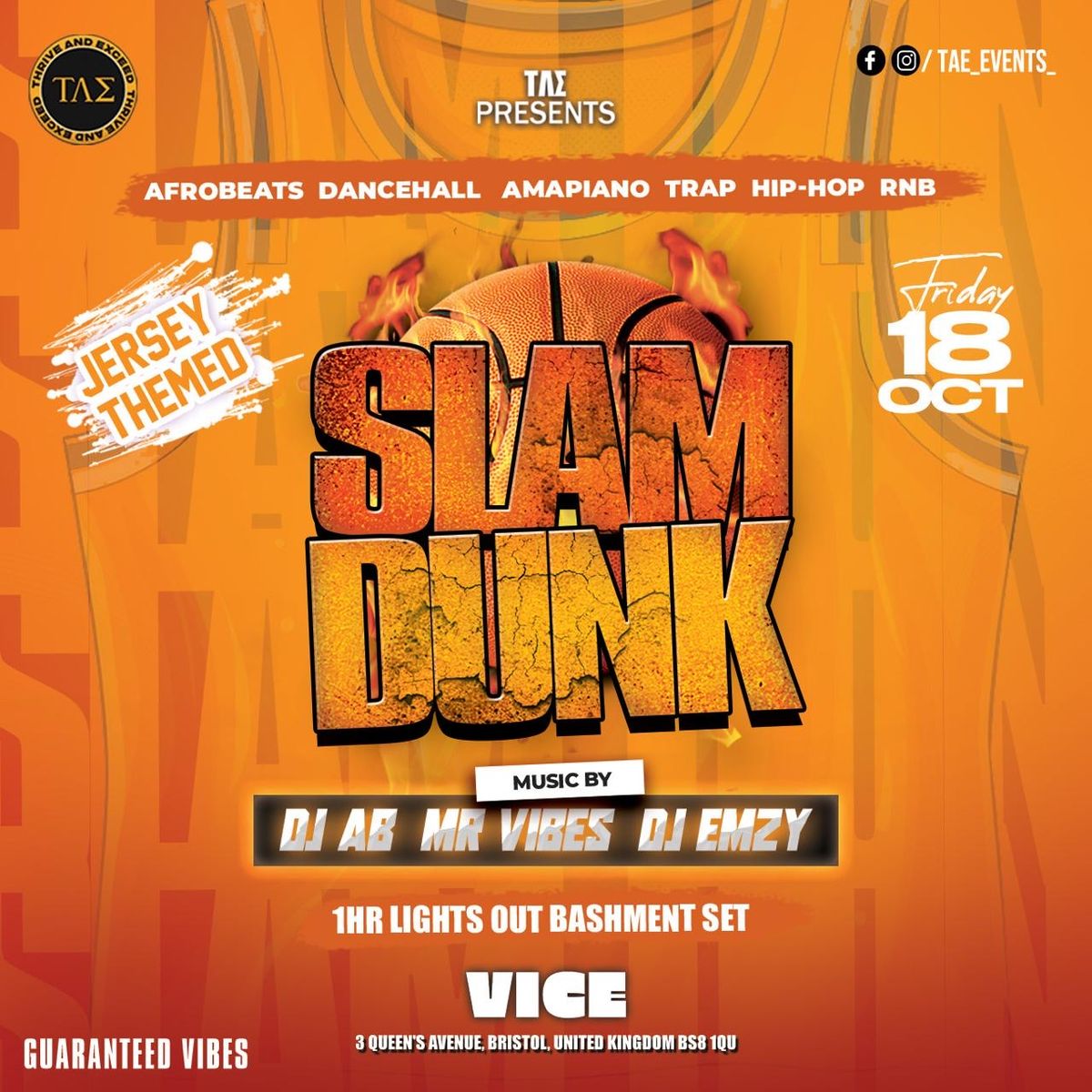 \u03a4\u039b\u03a3 PRESENT: SLAM DUNK - (BRISTOL) 