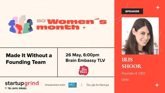 Iris Shoor Made It Without a Founding Team (InPerson Event!)