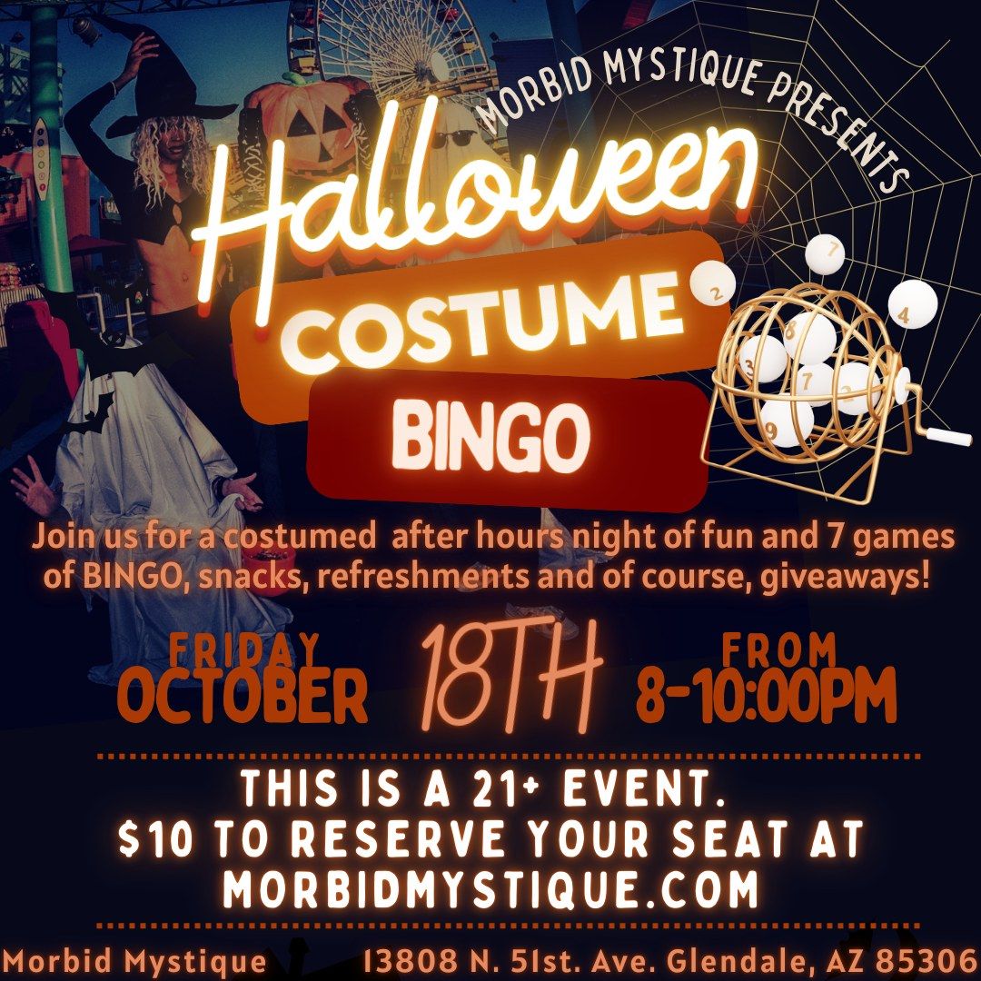 Morbid Costume BINGO Night!