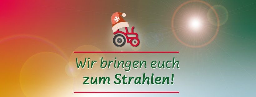 Wir bringen euch zum Strahlen