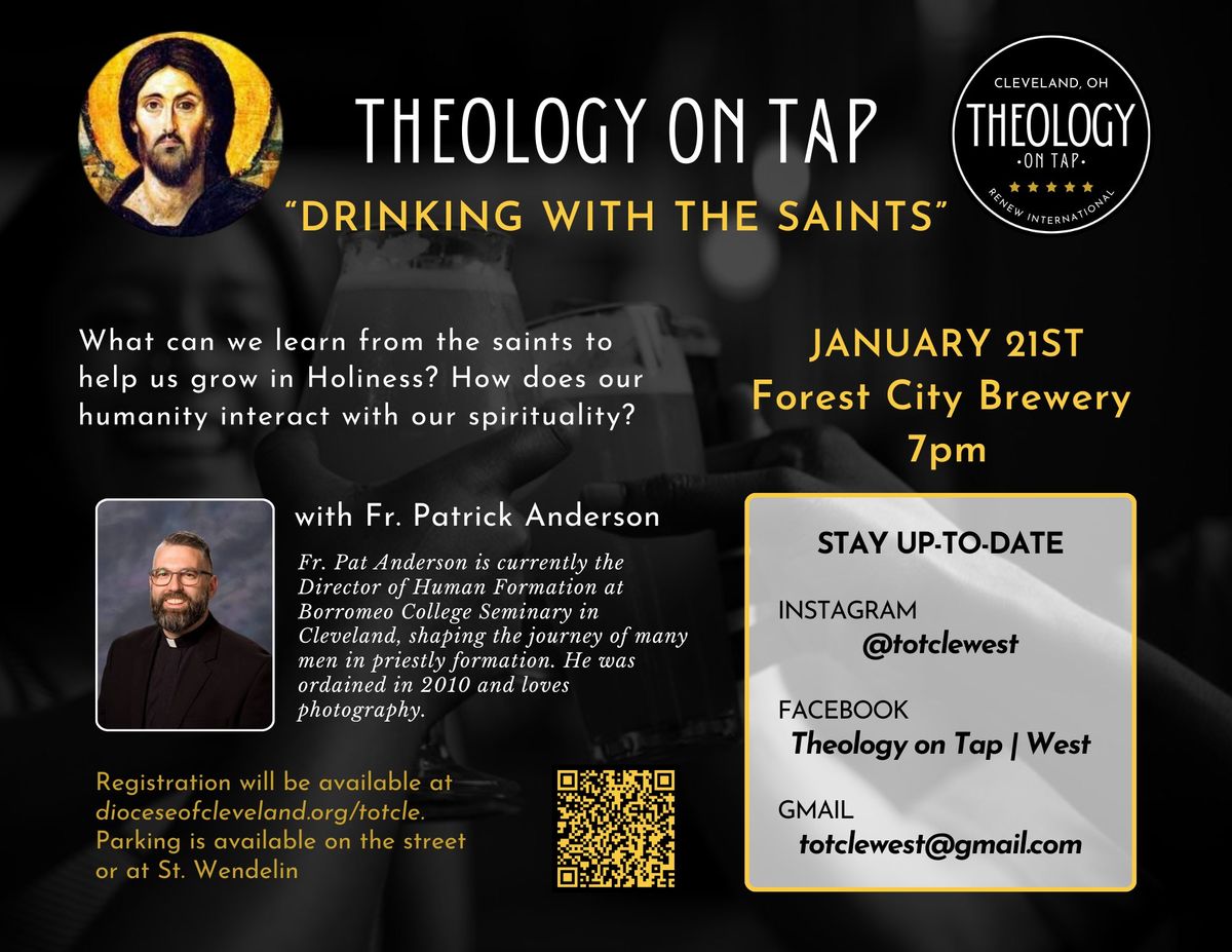 Theology on Tap - \u201cDrinking with the Saints\u201d