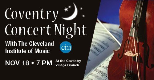 Coventry Concert Night with the Cleveland Institute of Music