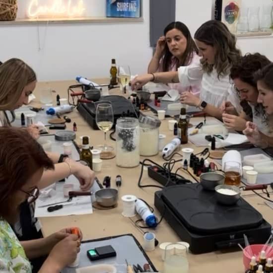 Taller Navide\u00f1o de velas con desayuno incluido