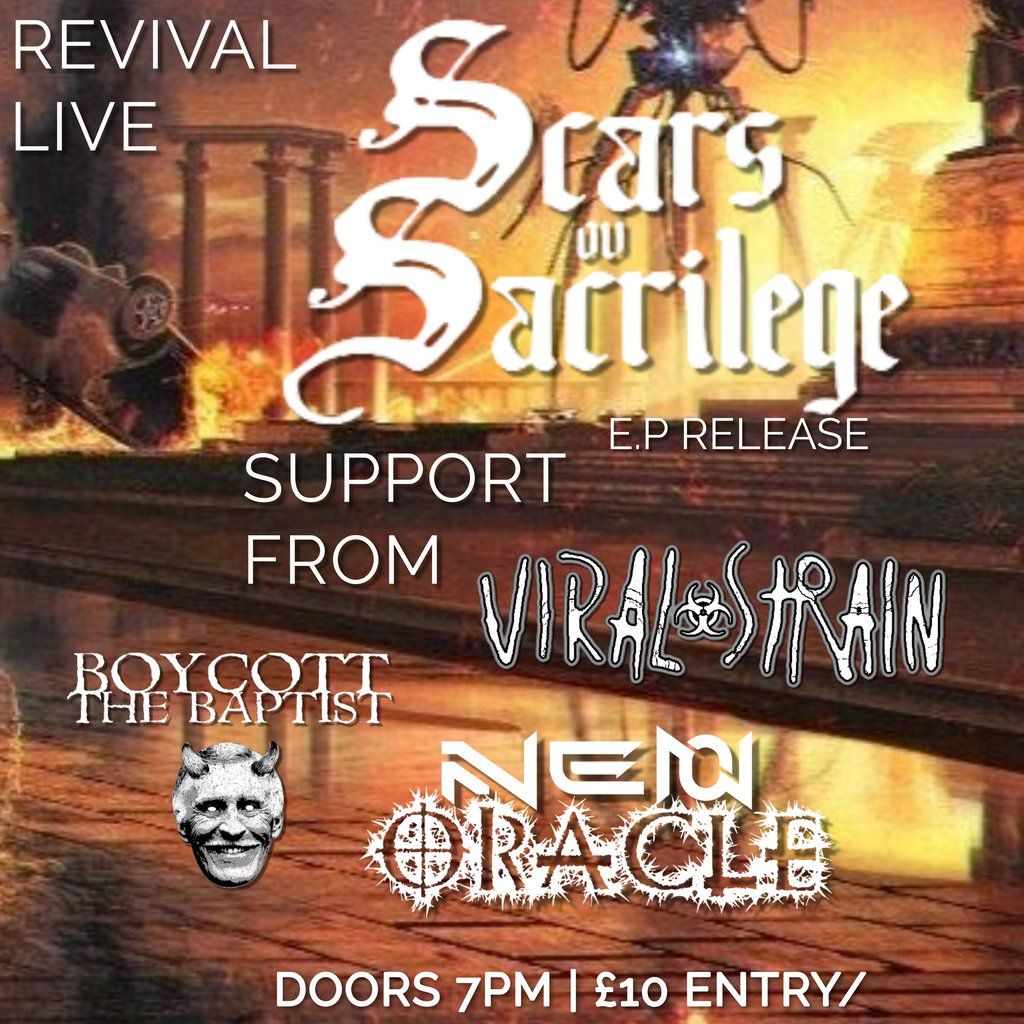 Scars of Sacrilege EP Launch + Supports