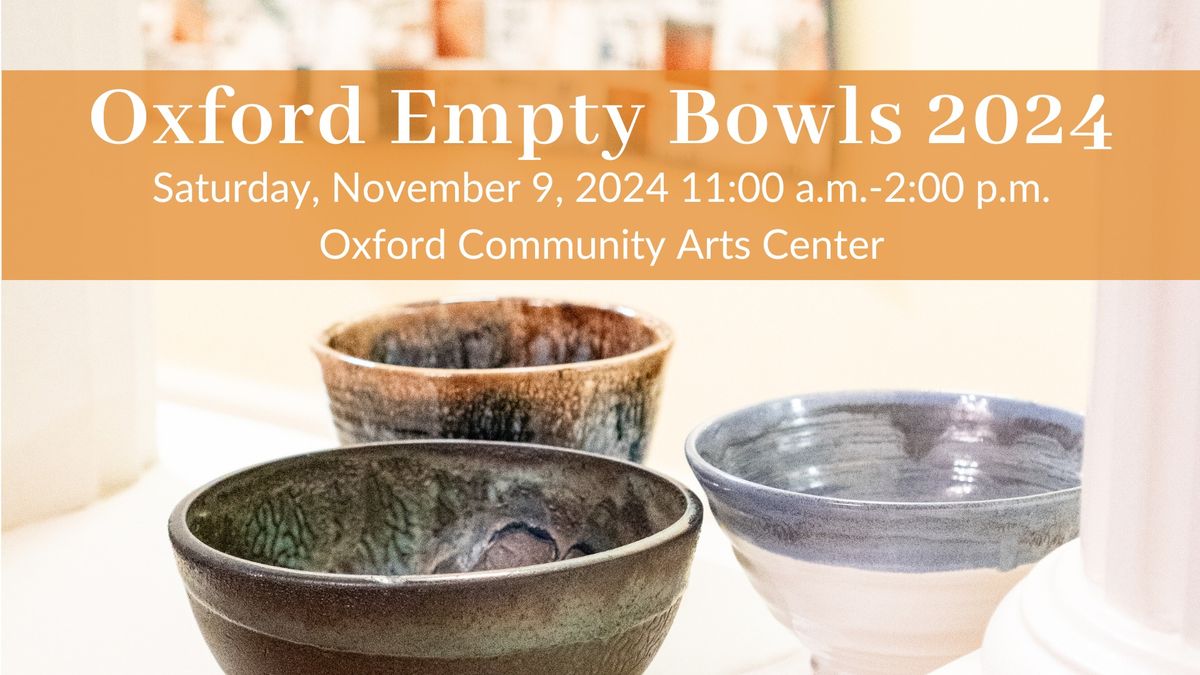 2024 Oxford Empty Bowls