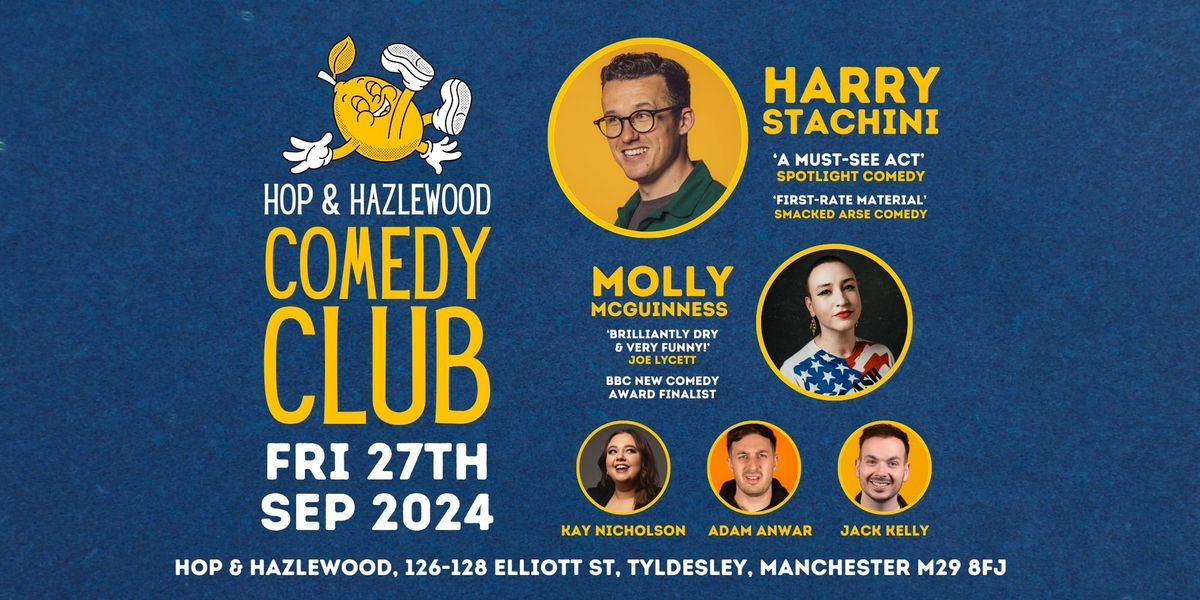 Hop & Hazlewood Comedy Club | 27th September 2024