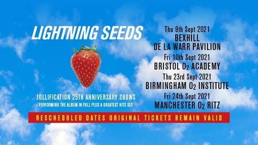 The Lightning Seeds - Jollification 25th Anniversary Show - Manchester