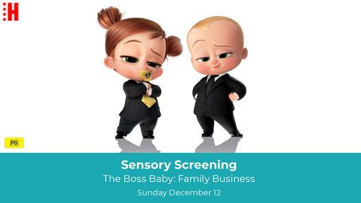 Sensory Session Boss Baby: Family Business