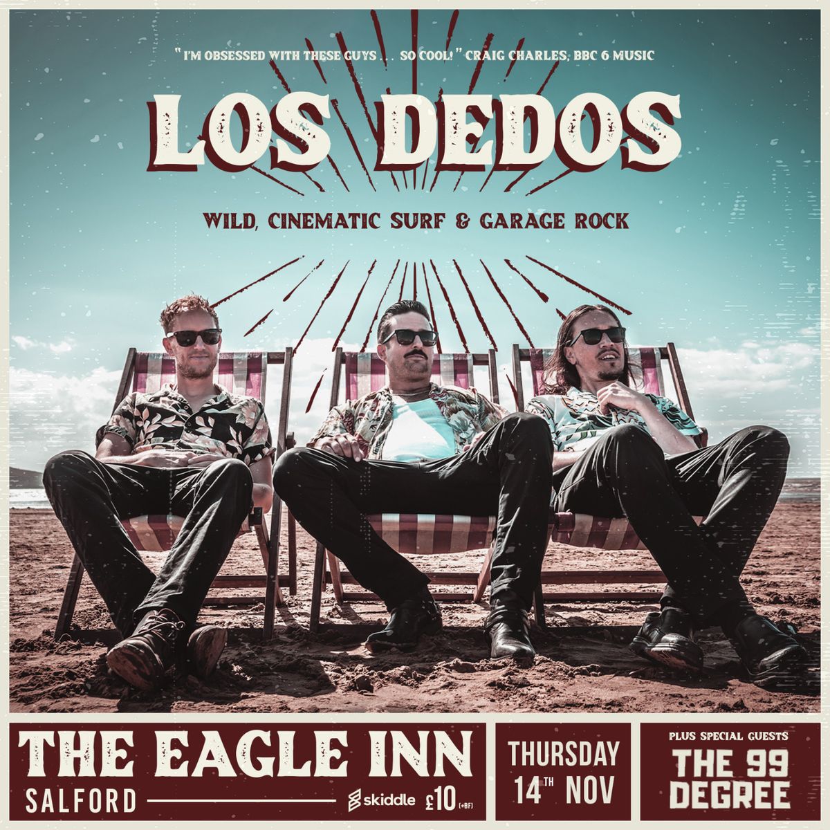 LOS DEDOS - LIVE IN SALFORD + THE 99 DEGREE 