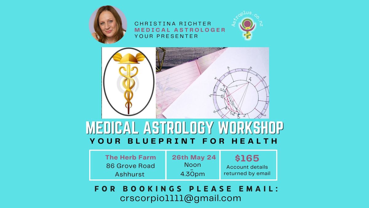 Medical Astrology - Your Blueprint for Health Workshop