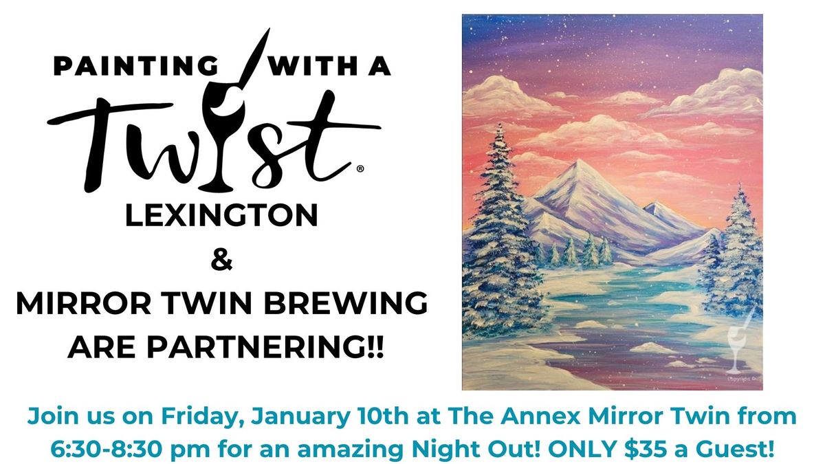 Let's go out on the town together!  Public Offsite Event at Mirror Twin Brewery-ONLY $35!!