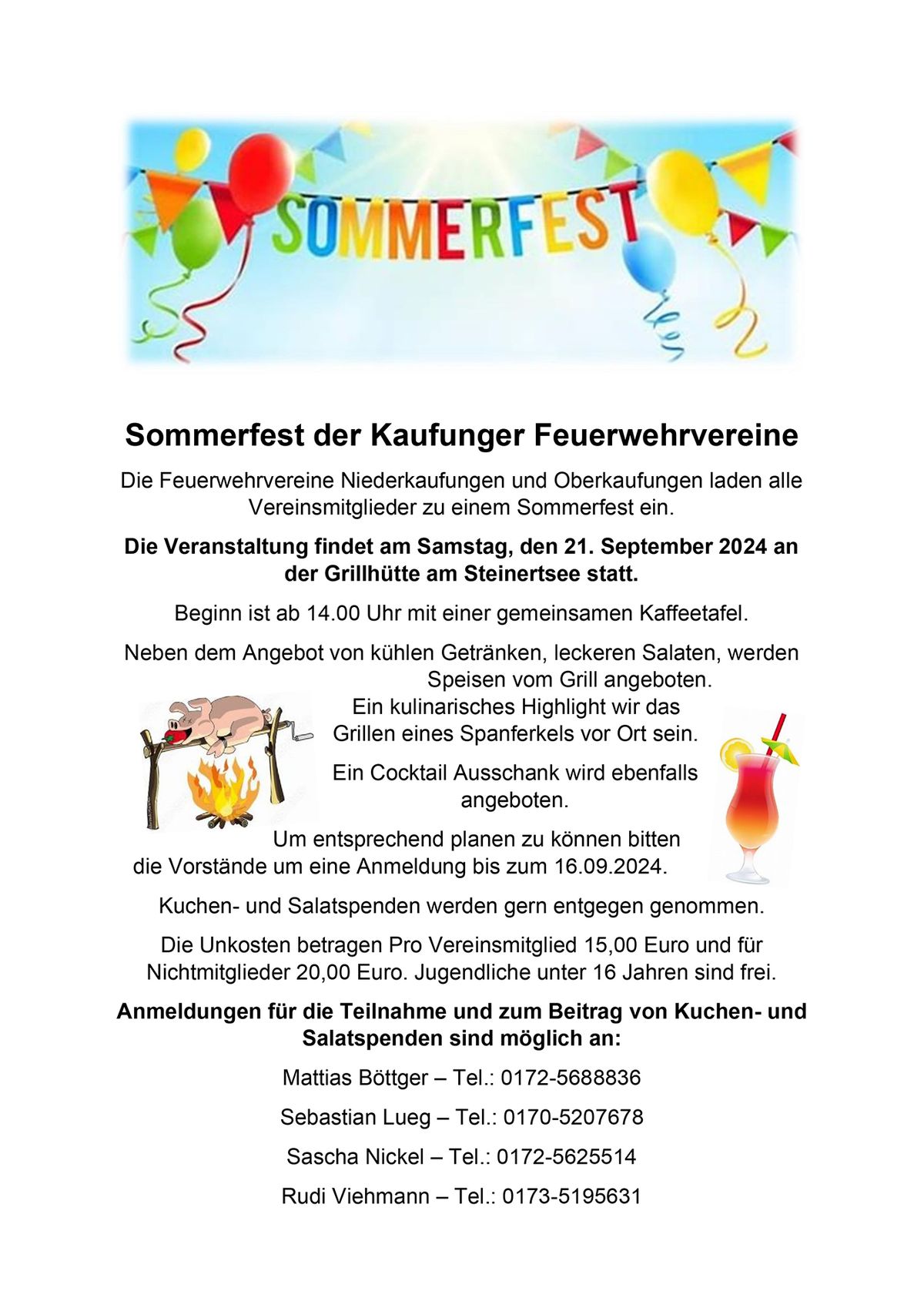 Sommerfest der Kaufunger Feuerwehrvereine