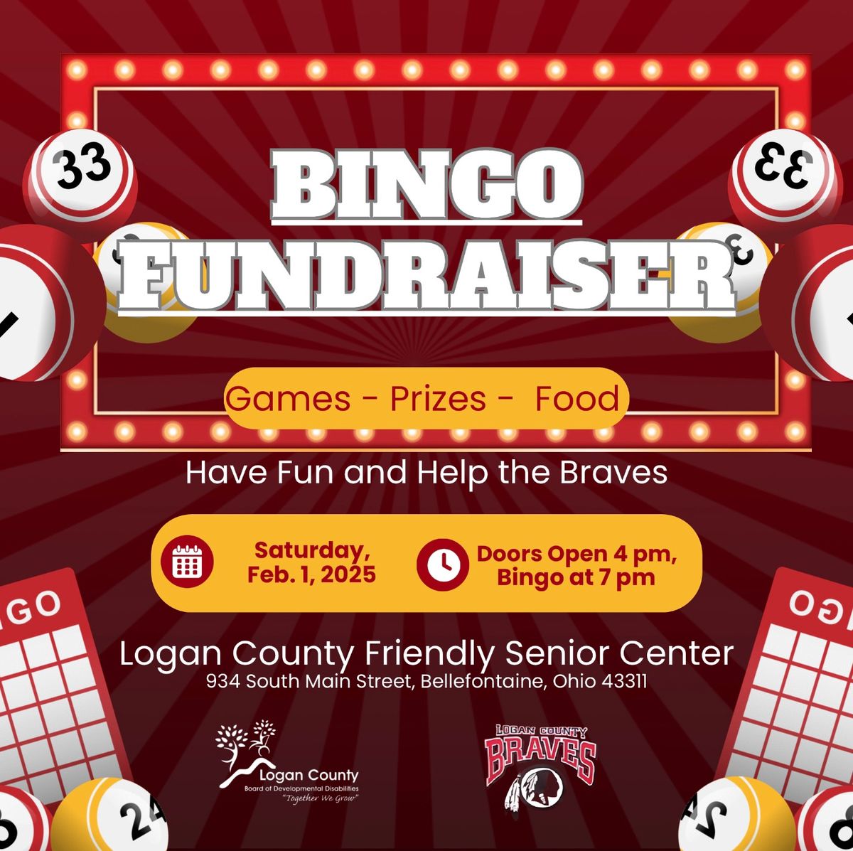 Braves Bingo Fundraiser for Unified Bowling