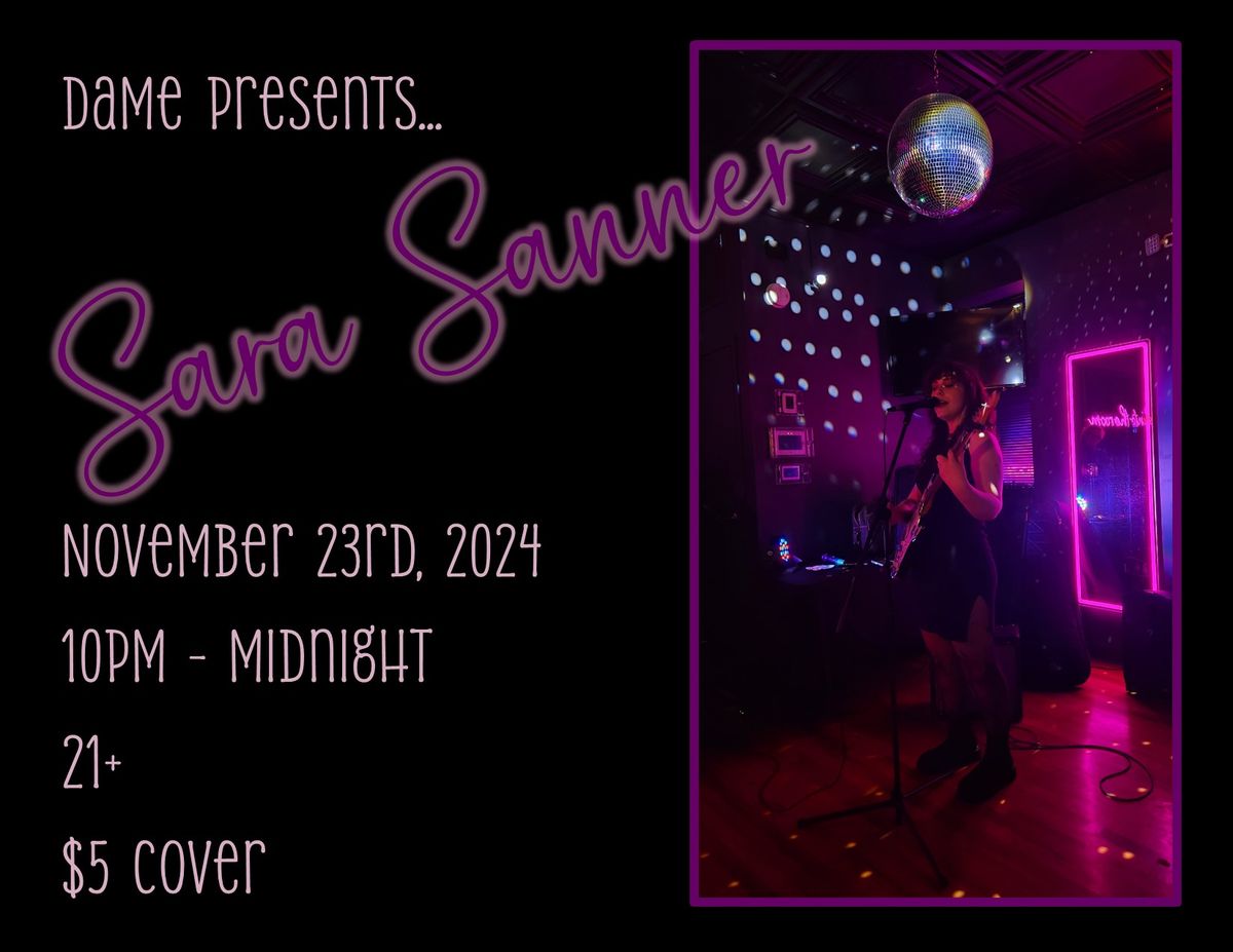 Sara Sanner - Live Music at DAME