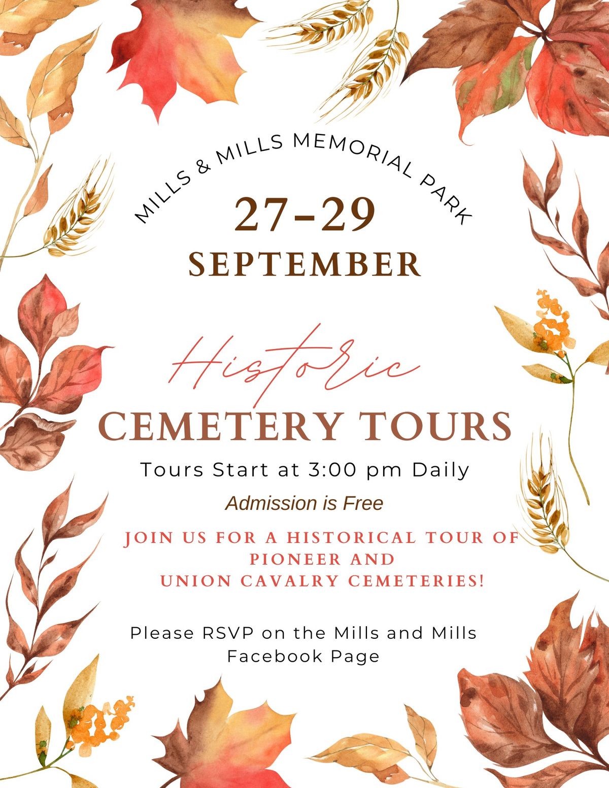 2024 Historic Cemetery Tours