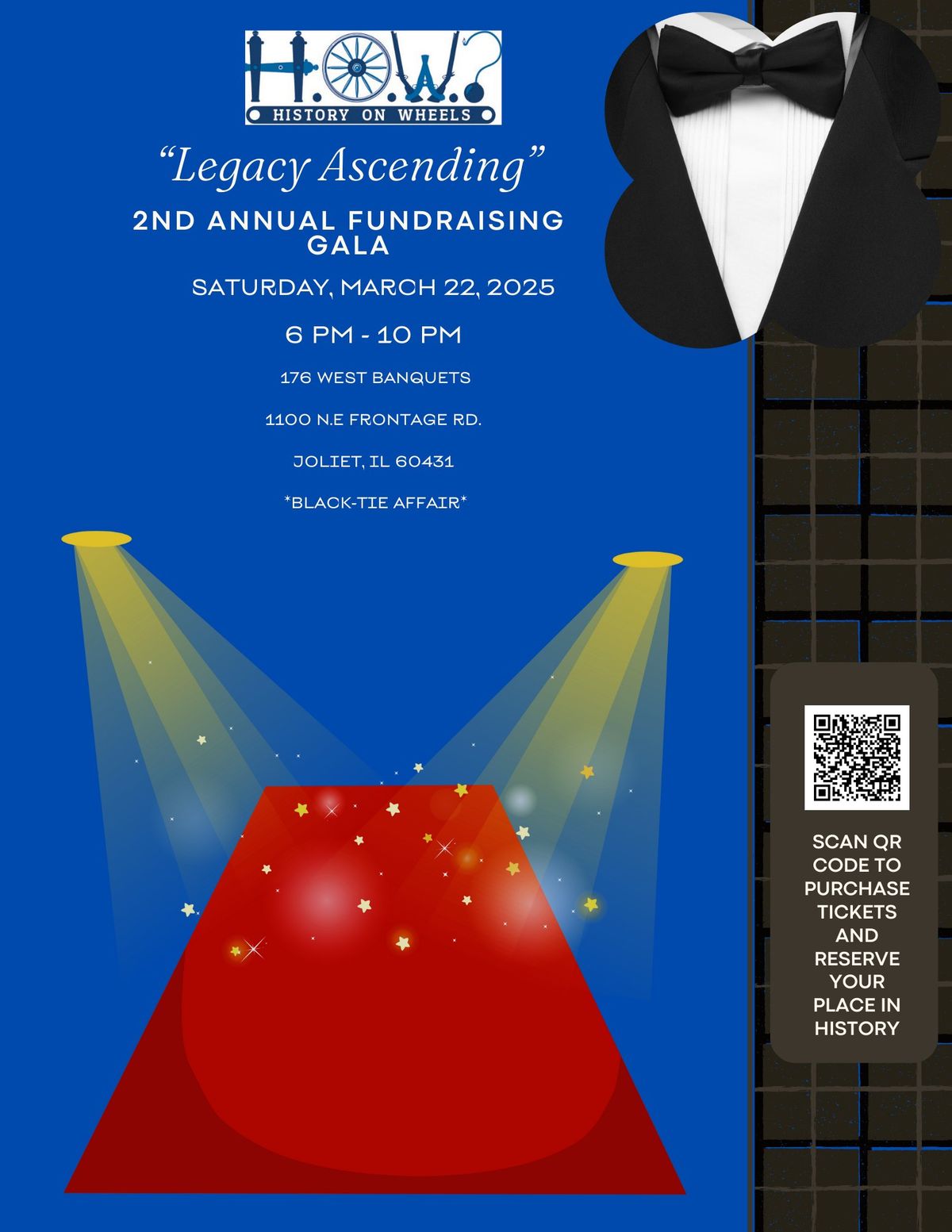  2nd Annual History on Wheels Fundraising Gala: "Legacy Ascending"